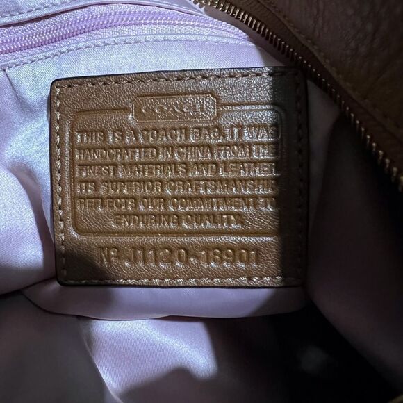 COACH Katarina 18901 BROWN  Leather Hobo Bag - Picture 5 of 6